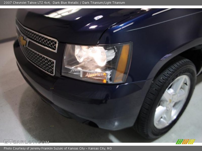 Dark Blue Metallic / Dark Titanium/Light Titanium 2007 Chevrolet Tahoe LTZ 4x4