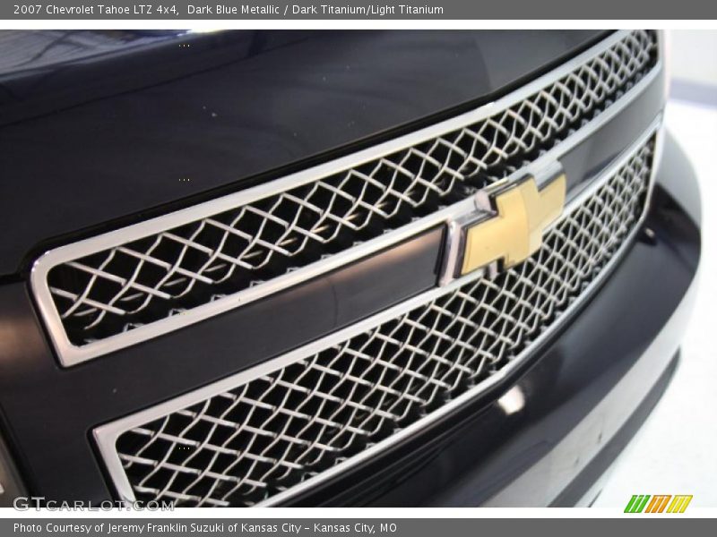 Dark Blue Metallic / Dark Titanium/Light Titanium 2007 Chevrolet Tahoe LTZ 4x4