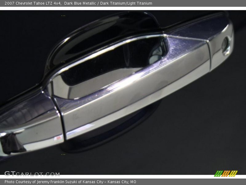 Dark Blue Metallic / Dark Titanium/Light Titanium 2007 Chevrolet Tahoe LTZ 4x4