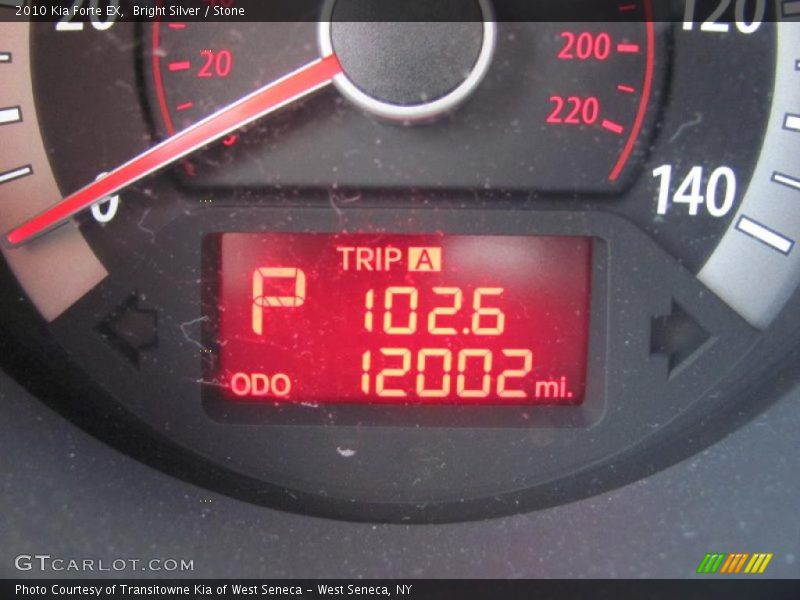 Bright Silver / Stone 2010 Kia Forte EX