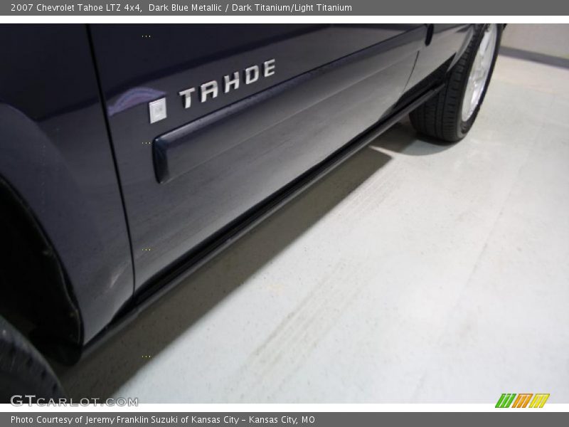 Dark Blue Metallic / Dark Titanium/Light Titanium 2007 Chevrolet Tahoe LTZ 4x4