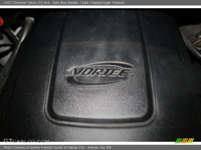 Dark Blue Metallic / Dark Titanium/Light Titanium 2007 Chevrolet Tahoe LTZ 4x4