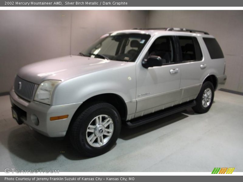 Silver Birch Metallic / Dark Graphite 2002 Mercury Mountaineer AWD