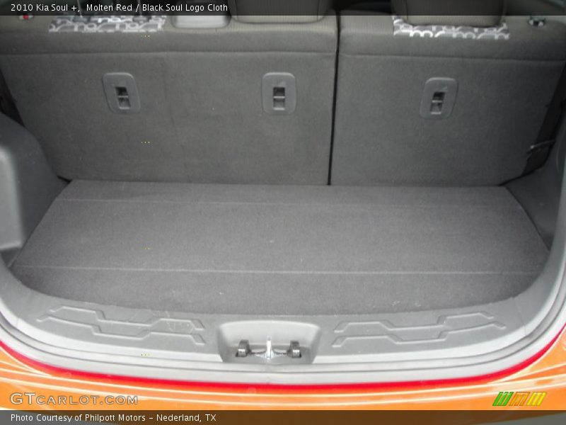 Molten Red / Black Soul Logo Cloth 2010 Kia Soul +
