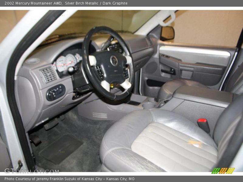 Silver Birch Metallic / Dark Graphite 2002 Mercury Mountaineer AWD