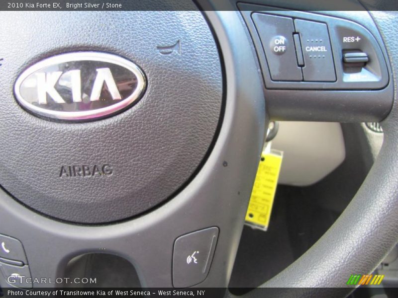 Bright Silver / Stone 2010 Kia Forte EX