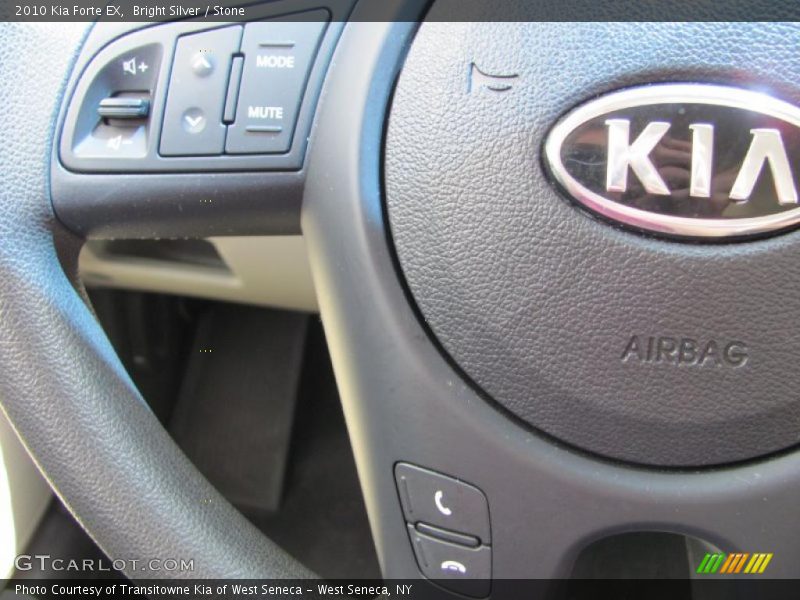 Bright Silver / Stone 2010 Kia Forte EX