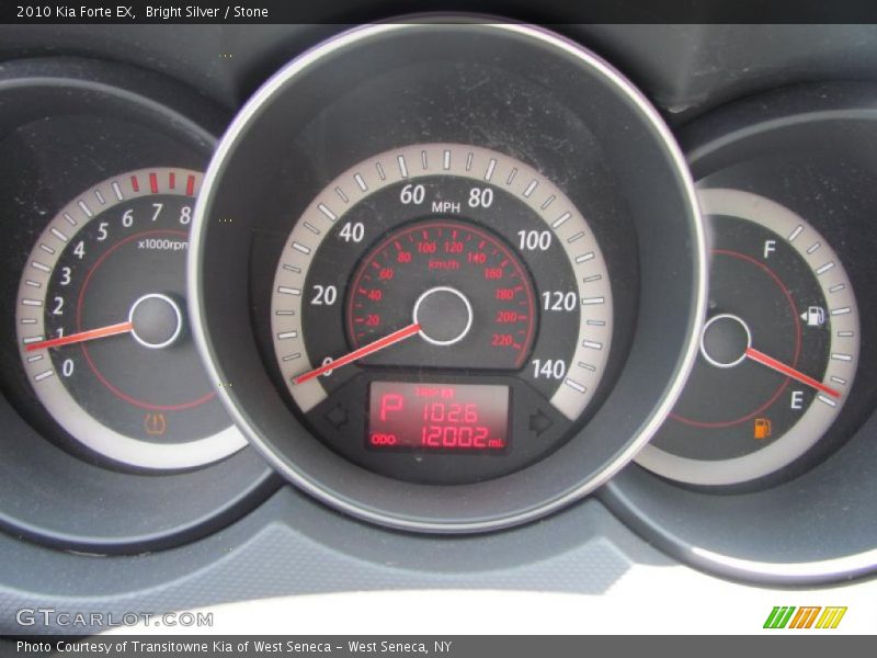 Bright Silver / Stone 2010 Kia Forte EX