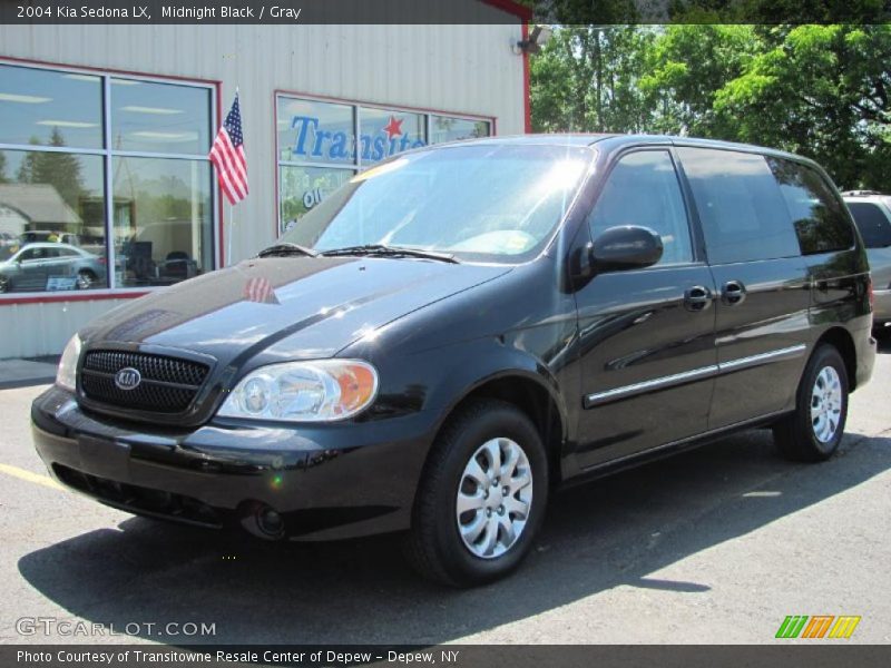 Midnight Black / Gray 2004 Kia Sedona LX