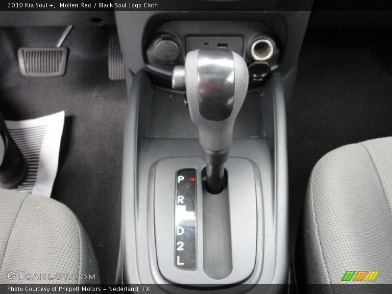 Molten Red / Black Soul Logo Cloth 2010 Kia Soul +