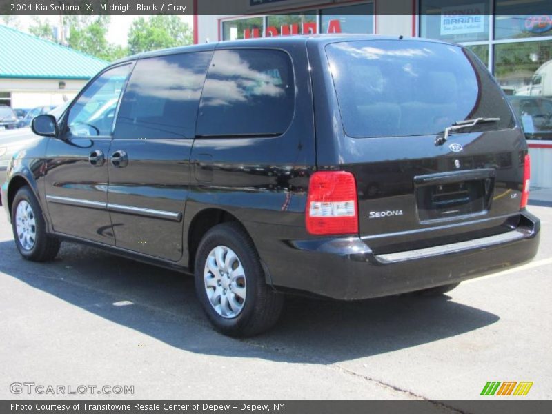 Midnight Black / Gray 2004 Kia Sedona LX