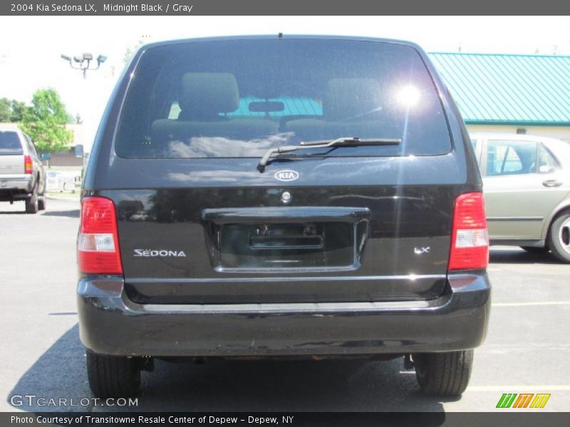 Midnight Black / Gray 2004 Kia Sedona LX