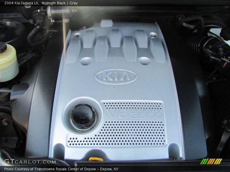 Midnight Black / Gray 2004 Kia Sedona LX