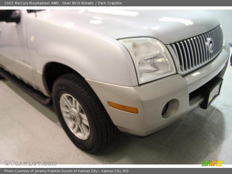 Silver Birch Metallic / Dark Graphite 2002 Mercury Mountaineer AWD