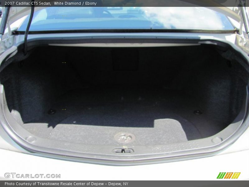 White Diamond / Ebony 2007 Cadillac CTS Sedan