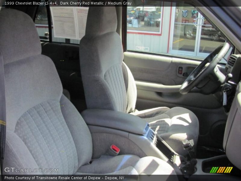 Dark Cherry Red Metallic / Medium Gray 1999 Chevrolet Blazer LS 4x4