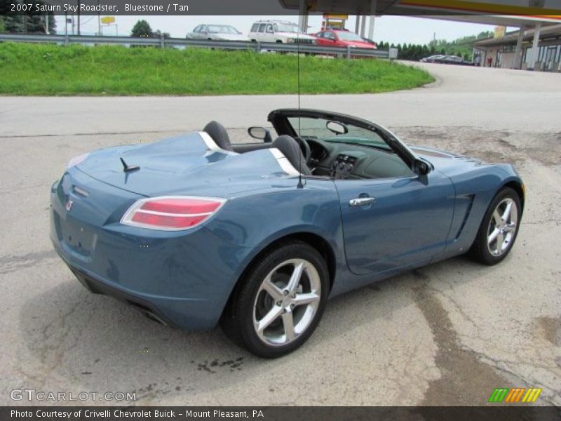 Bluestone / Tan 2007 Saturn Sky Roadster
