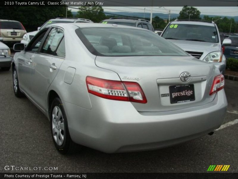 Classic Silver Metallic / Ash Gray 2010 Toyota Camry LE