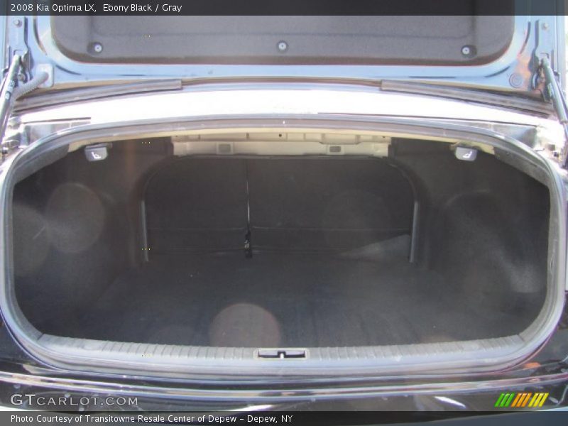Ebony Black / Gray 2008 Kia Optima LX