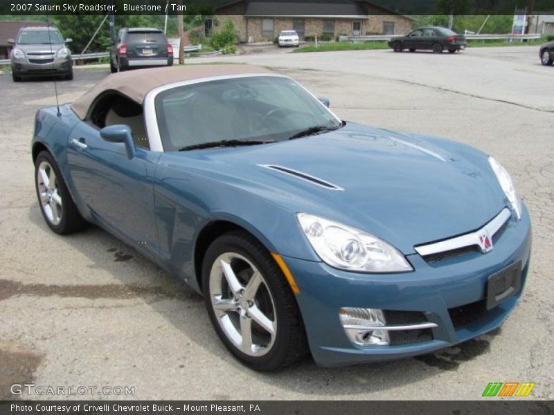 Bluestone / Tan 2007 Saturn Sky Roadster