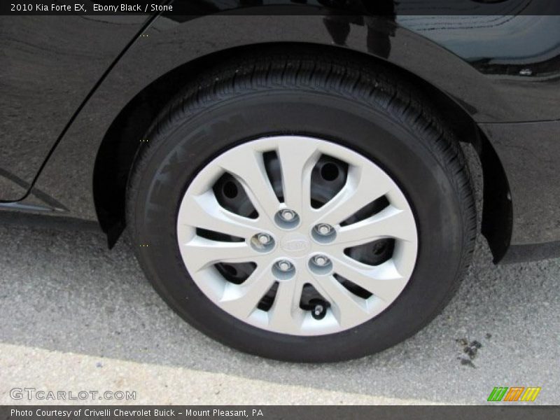 Ebony Black / Stone 2010 Kia Forte EX