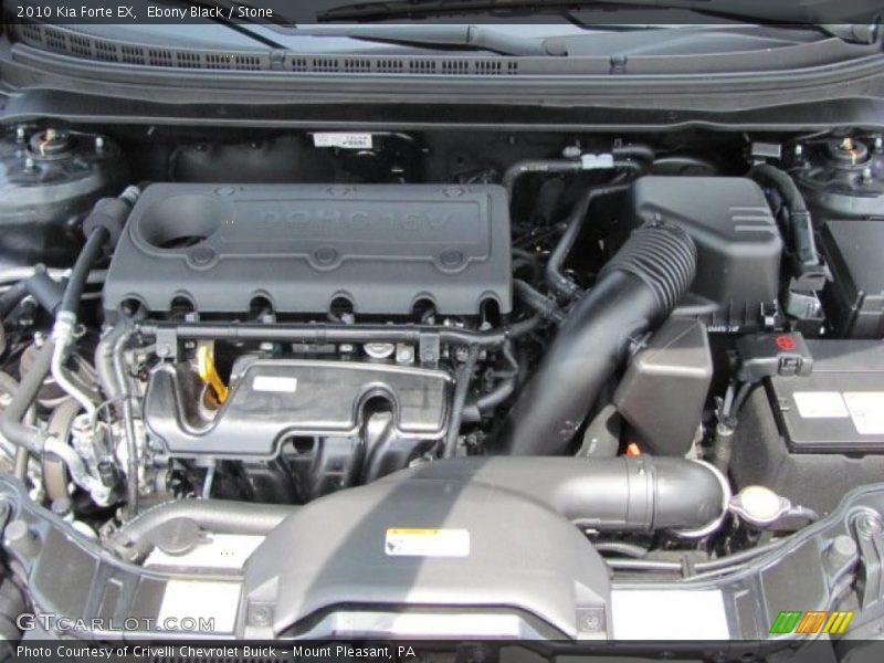 Ebony Black / Stone 2010 Kia Forte EX