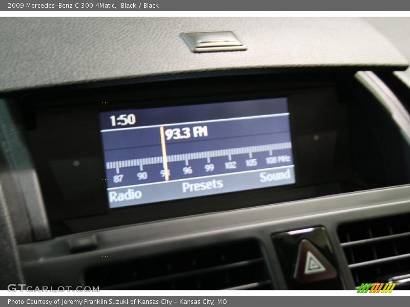 Black / Black 2009 Mercedes-Benz C 300 4Matic