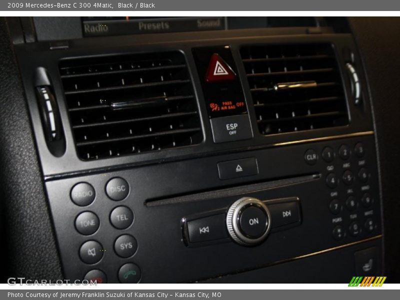 Black / Black 2009 Mercedes-Benz C 300 4Matic