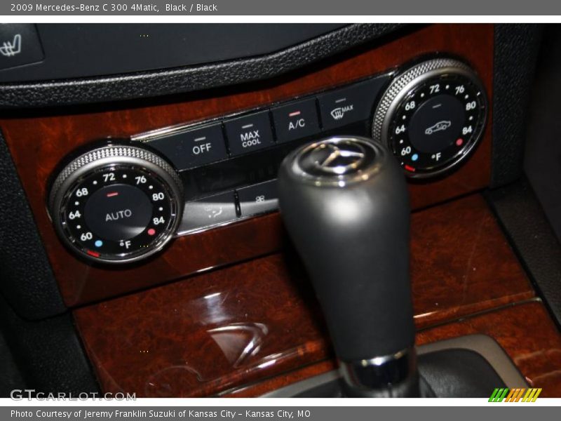 Black / Black 2009 Mercedes-Benz C 300 4Matic