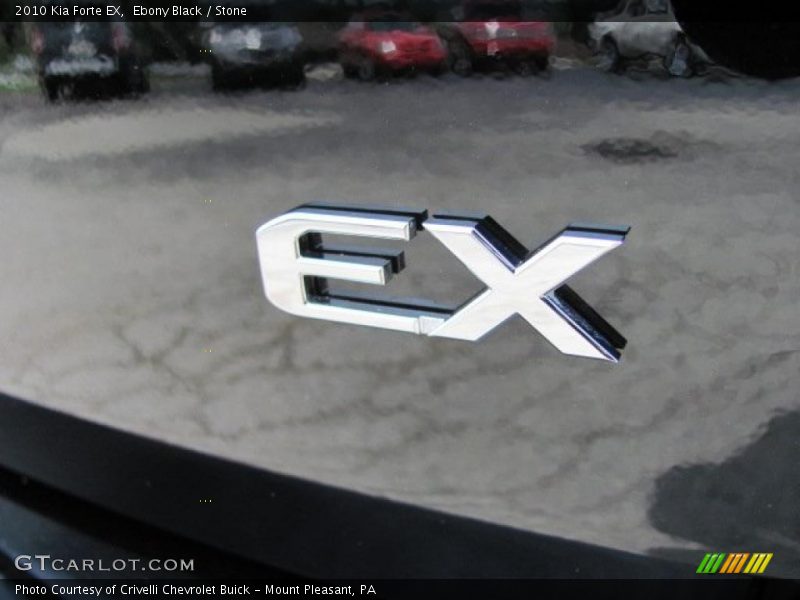Ebony Black / Stone 2010 Kia Forte EX