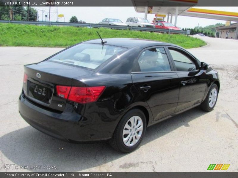 Ebony Black / Stone 2010 Kia Forte EX