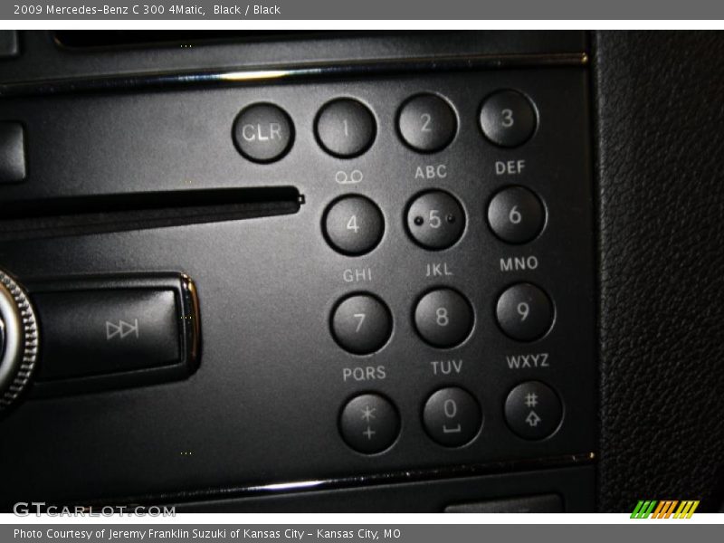 Black / Black 2009 Mercedes-Benz C 300 4Matic