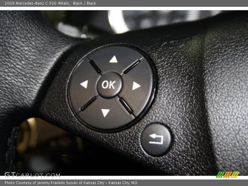 Black / Black 2009 Mercedes-Benz C 300 4Matic