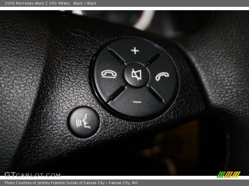 Black / Black 2009 Mercedes-Benz C 300 4Matic