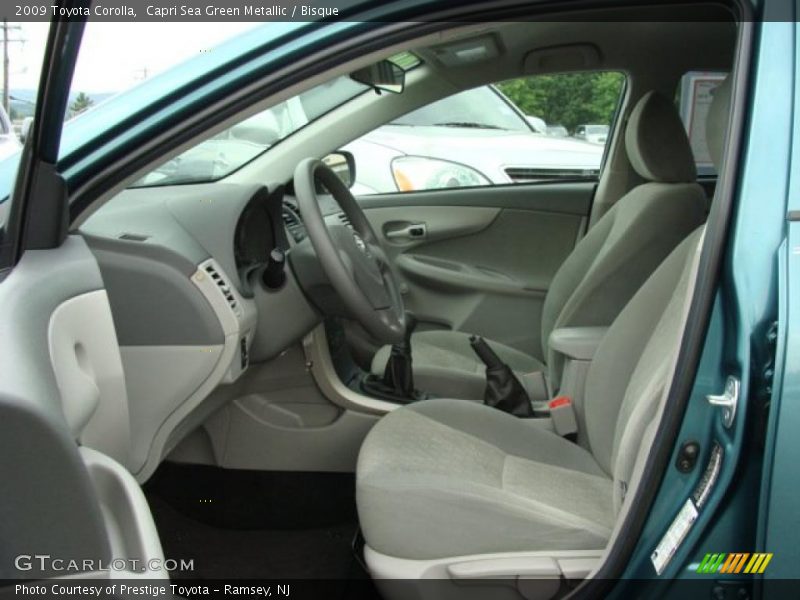 Capri Sea Green Metallic / Bisque 2009 Toyota Corolla