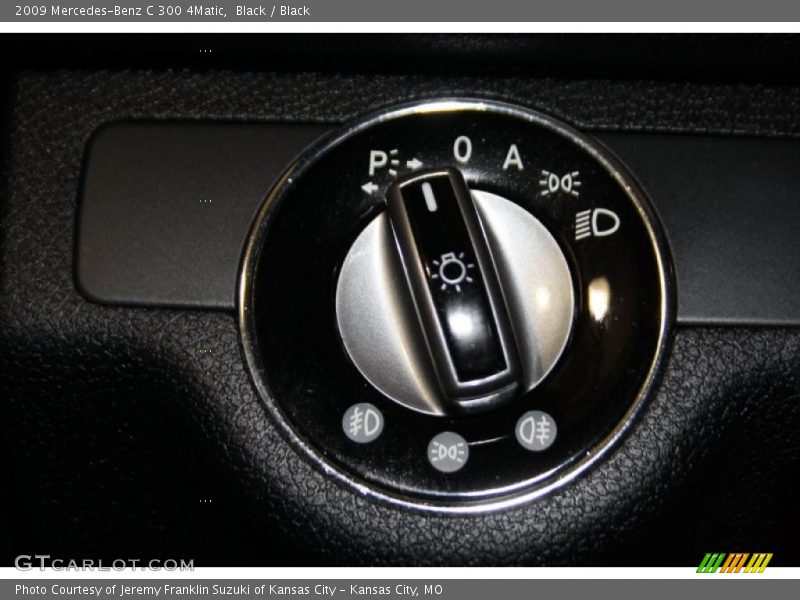 Black / Black 2009 Mercedes-Benz C 300 4Matic