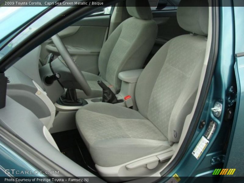 Capri Sea Green Metallic / Bisque 2009 Toyota Corolla