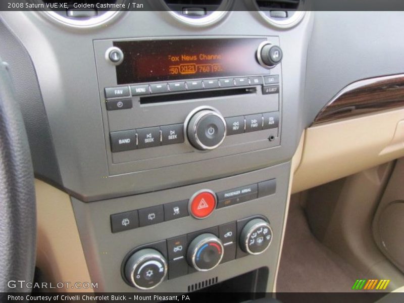 Golden Cashmere / Tan 2008 Saturn VUE XE