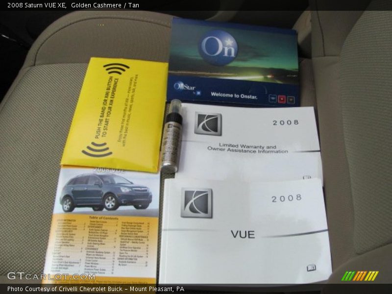 Golden Cashmere / Tan 2008 Saturn VUE XE