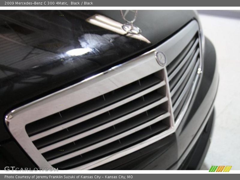 Black / Black 2009 Mercedes-Benz C 300 4Matic