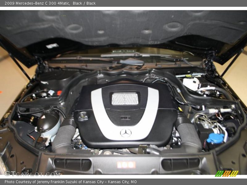 Black / Black 2009 Mercedes-Benz C 300 4Matic