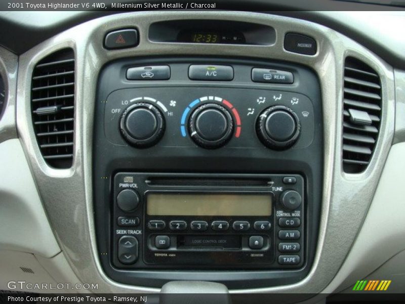 Millennium Silver Metallic / Charcoal 2001 Toyota Highlander V6 4WD