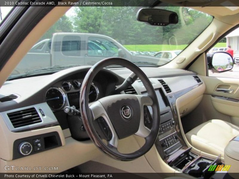 Black Raven / Cashmere/Cocoa 2010 Cadillac Escalade AWD