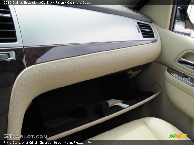 Black Raven / Cashmere/Cocoa 2010 Cadillac Escalade AWD