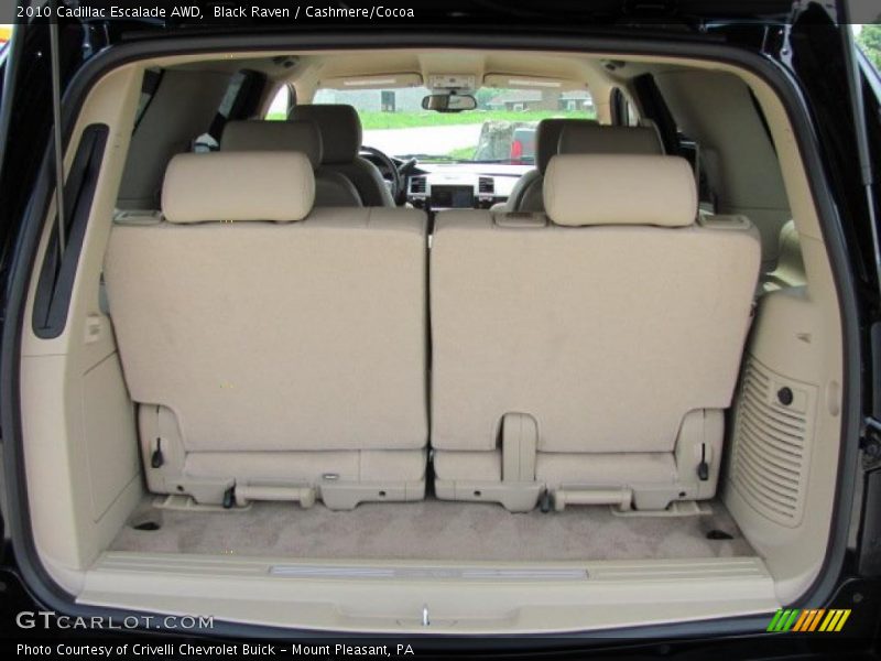 Black Raven / Cashmere/Cocoa 2010 Cadillac Escalade AWD