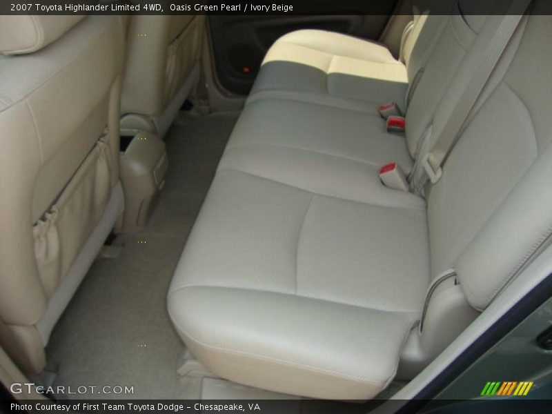Oasis Green Pearl / Ivory Beige 2007 Toyota Highlander Limited 4WD