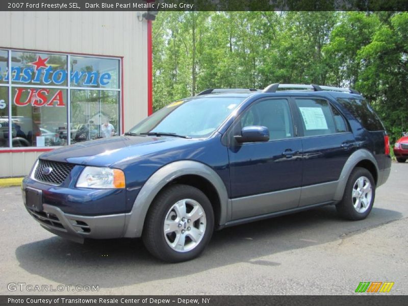 Dark Blue Pearl Metallic / Shale Grey 2007 Ford Freestyle SEL