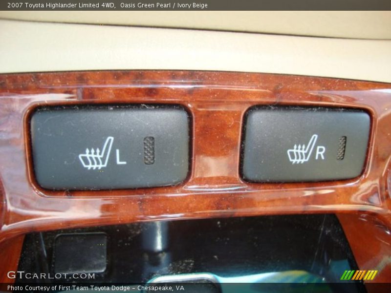 Oasis Green Pearl / Ivory Beige 2007 Toyota Highlander Limited 4WD