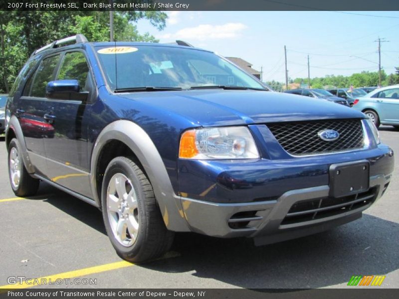 Dark Blue Pearl Metallic / Shale Grey 2007 Ford Freestyle SEL