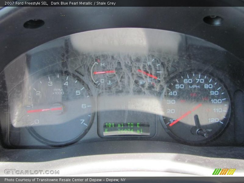 Dark Blue Pearl Metallic / Shale Grey 2007 Ford Freestyle SEL
